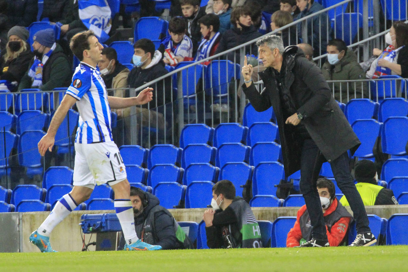 Fotos: Las imágenes del partido entre la Real Sociedad y el RB Leipzig