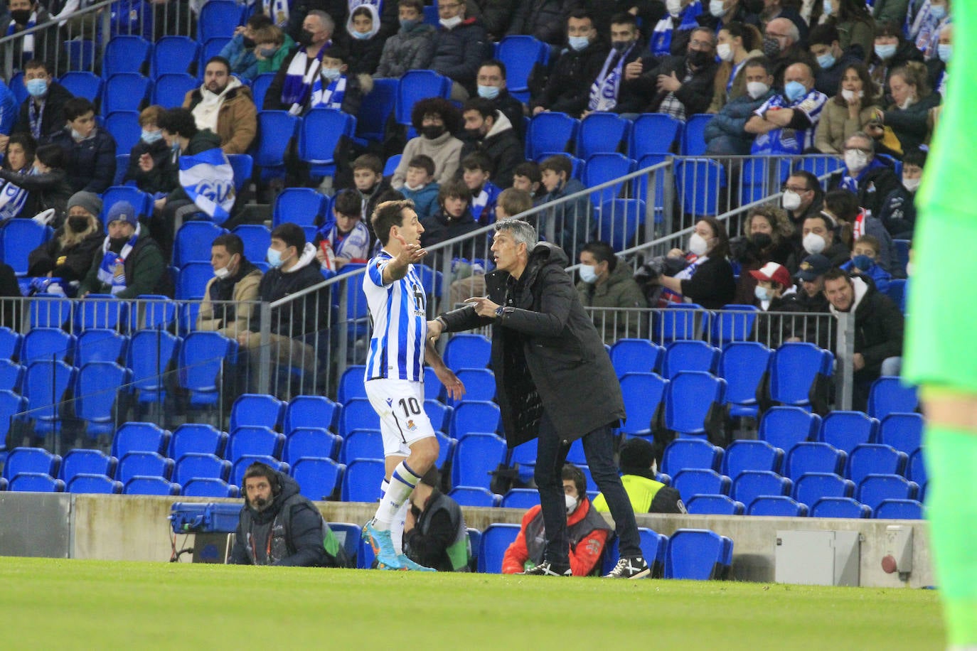 Fotos: Las imágenes del partido entre la Real Sociedad y el RB Leipzig