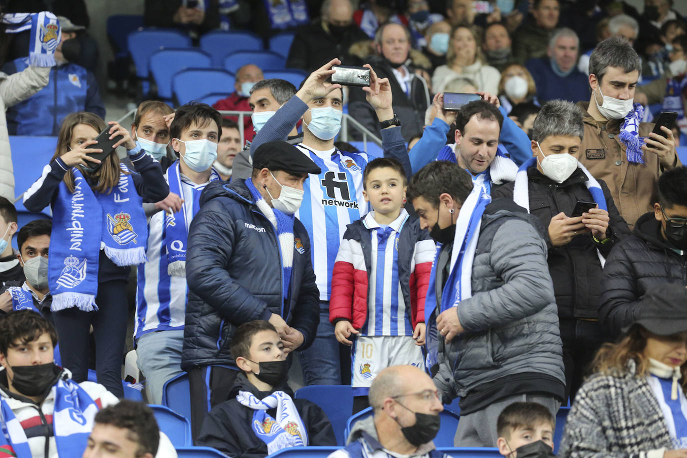 Fotos: Las imágenes del partido entre la Real Sociedad y el RB Leipzig