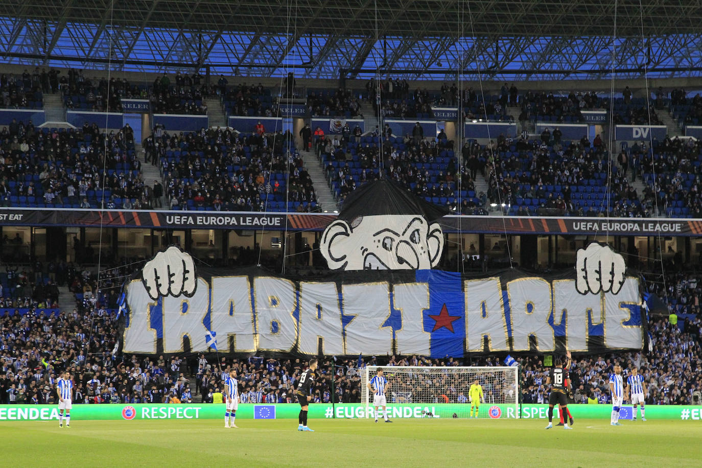 Fotos: Las imágenes del partido entre la Real Sociedad y el RB Leipzig