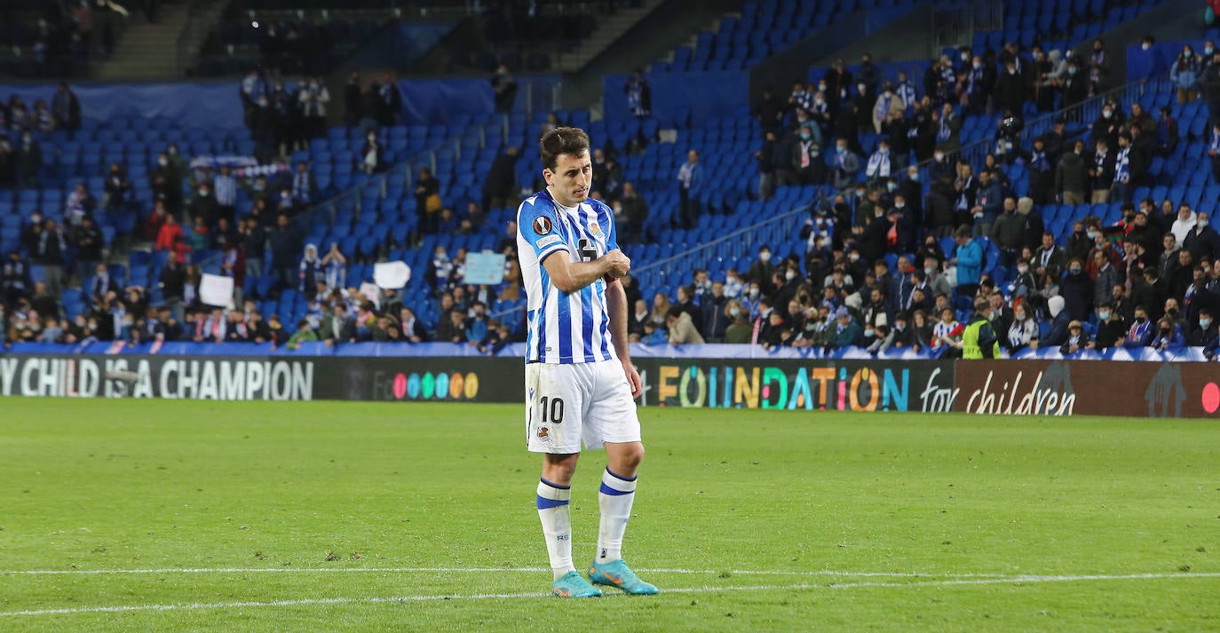 Fotos: Las imágenes del partido entre la Real Sociedad y el RB Leipzig