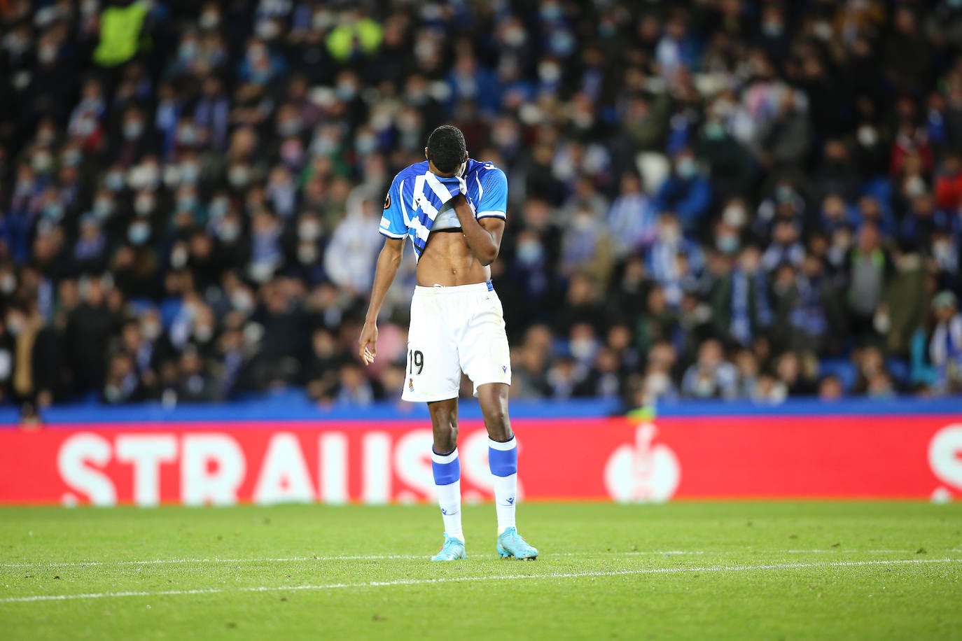 Fotos: Las imágenes del partido entre la Real Sociedad y el RB Leipzig