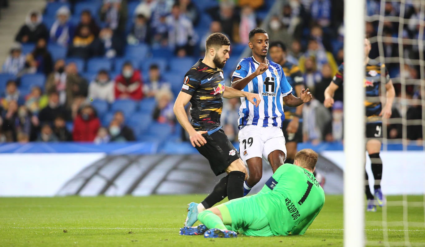 Fotos: Las imágenes del partido entre la Real Sociedad y el RB Leipzig