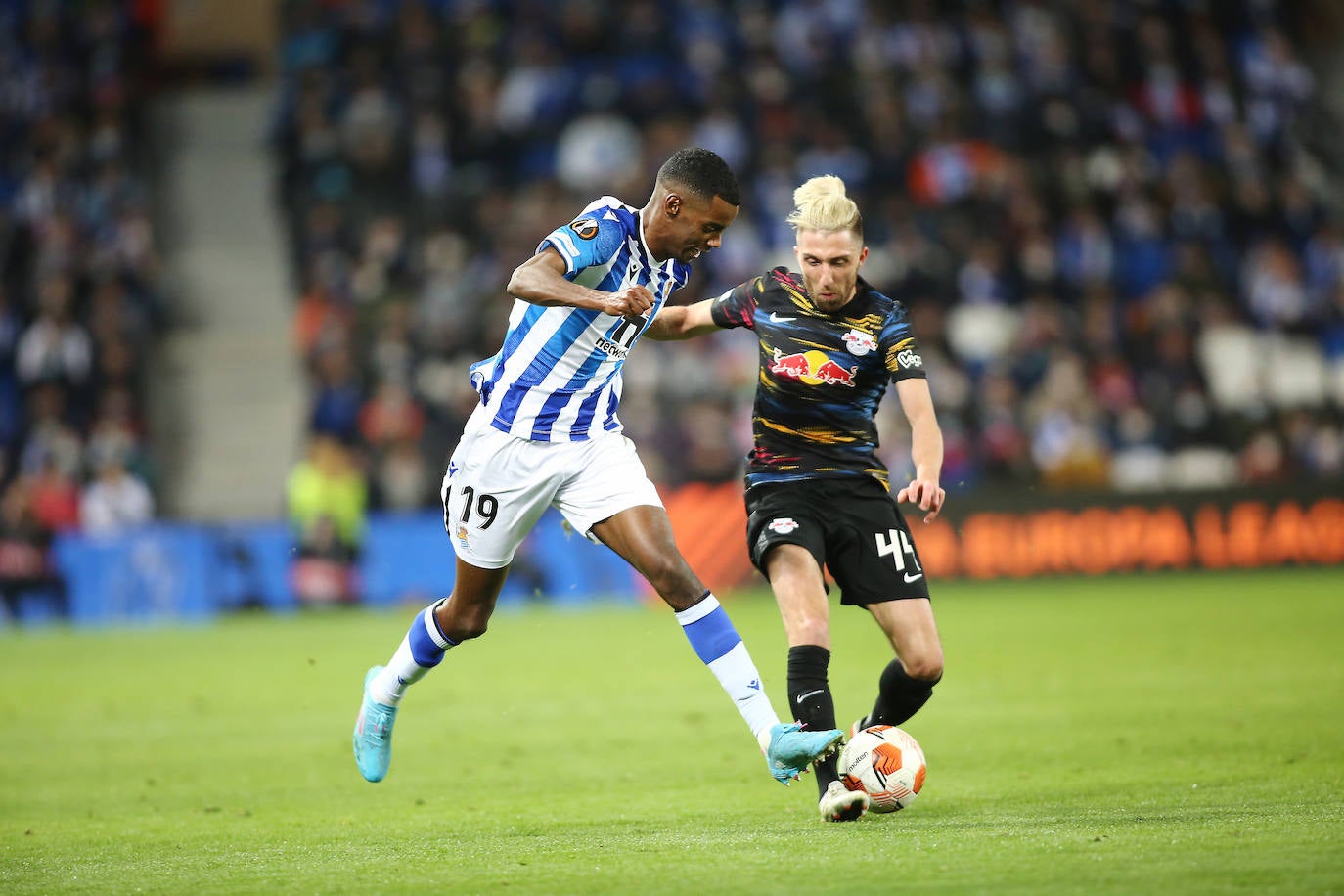 Fotos: Las imágenes del partido entre la Real Sociedad y el RB Leipzig