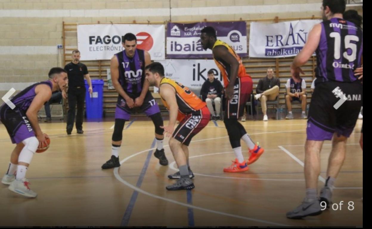 Los navarros del Valle de Egues no dieron facilidades a los jugadores arrasatearras. 