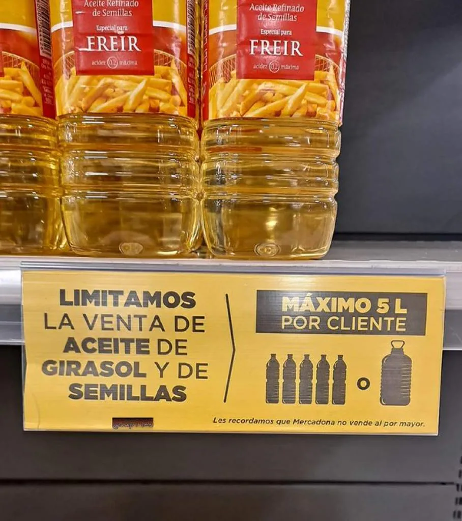 Alerta: Aceite de girasol: La OCU está en contra su limitación en  supermercados | El Diario Vasco