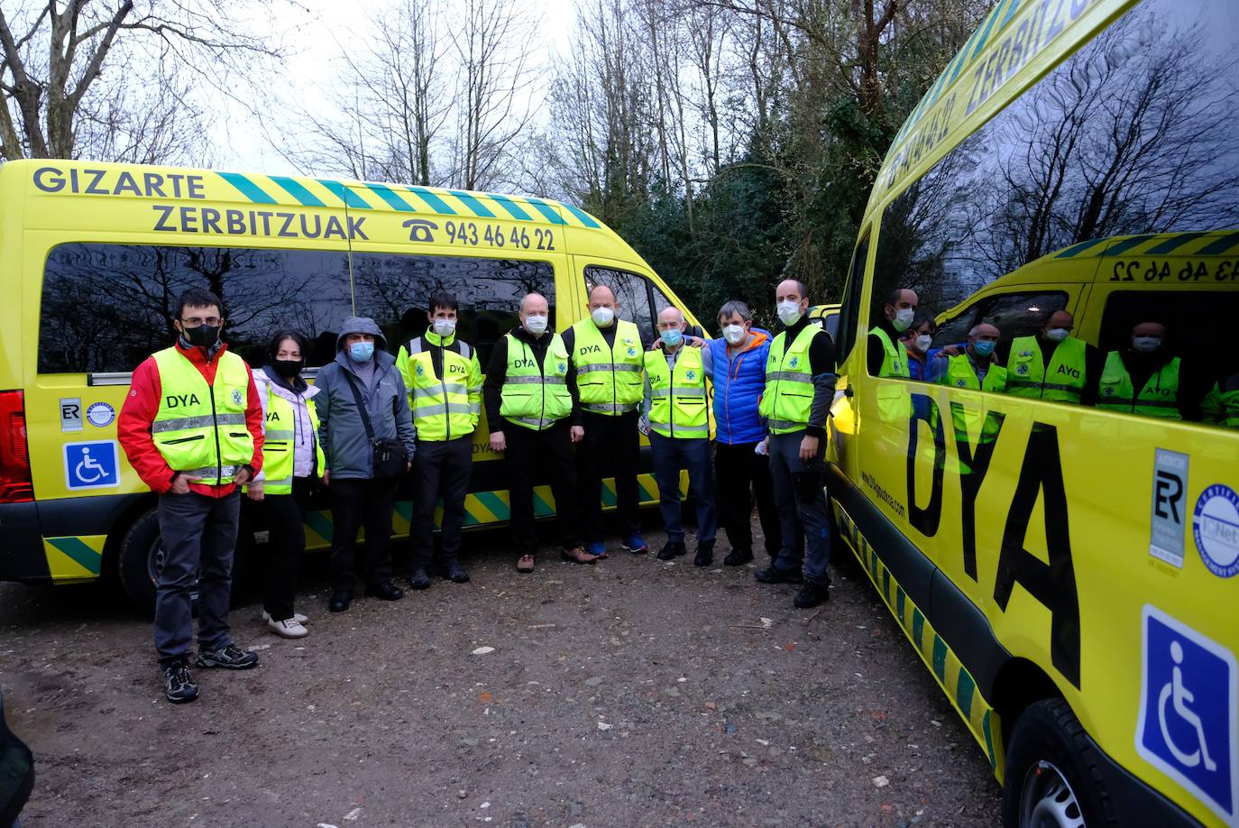 Fotos: DYA Gipuzkoa parte a Ucrania con el objetivo de traer a 18 refugiados