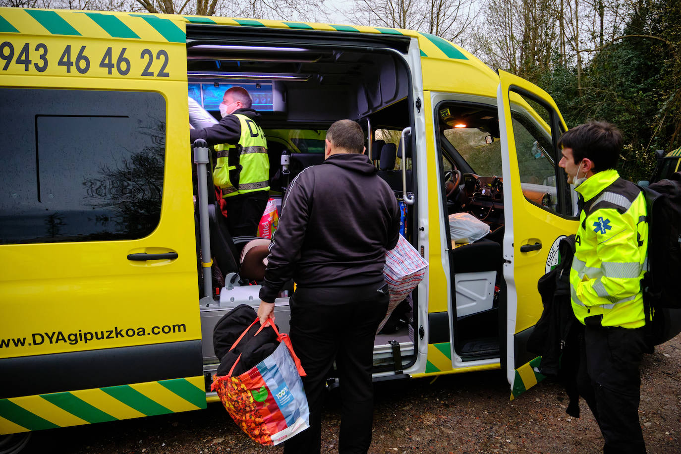 Fotos: DYA Gipuzkoa parte a Ucrania con el objetivo de traer a 18 refugiados
