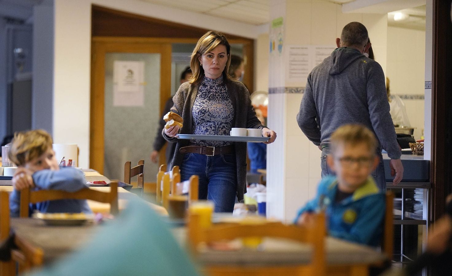 Fotos: Ya son 17 los refugiados de Ucrania acogidos en Oñati