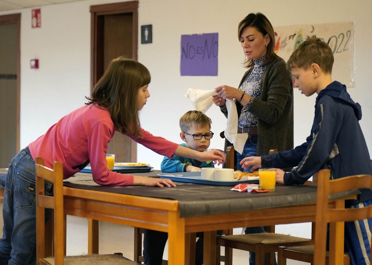 Fotos: Ya son 17 los refugiados de Ucrania acogidos en Oñati