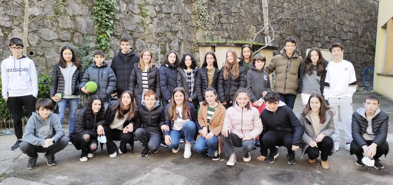 Los alumnos de la clase de 2º de la E.S.O.