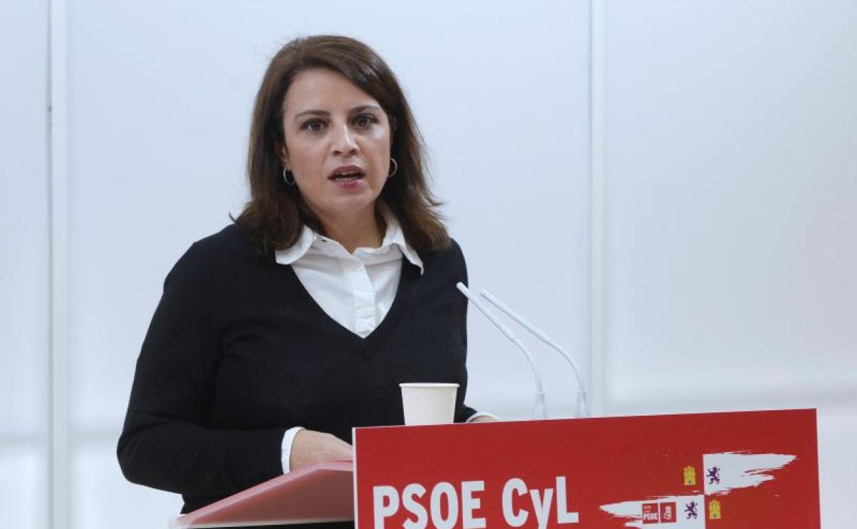 La vicesecretaria general del PSOE, Adriana Lastra 