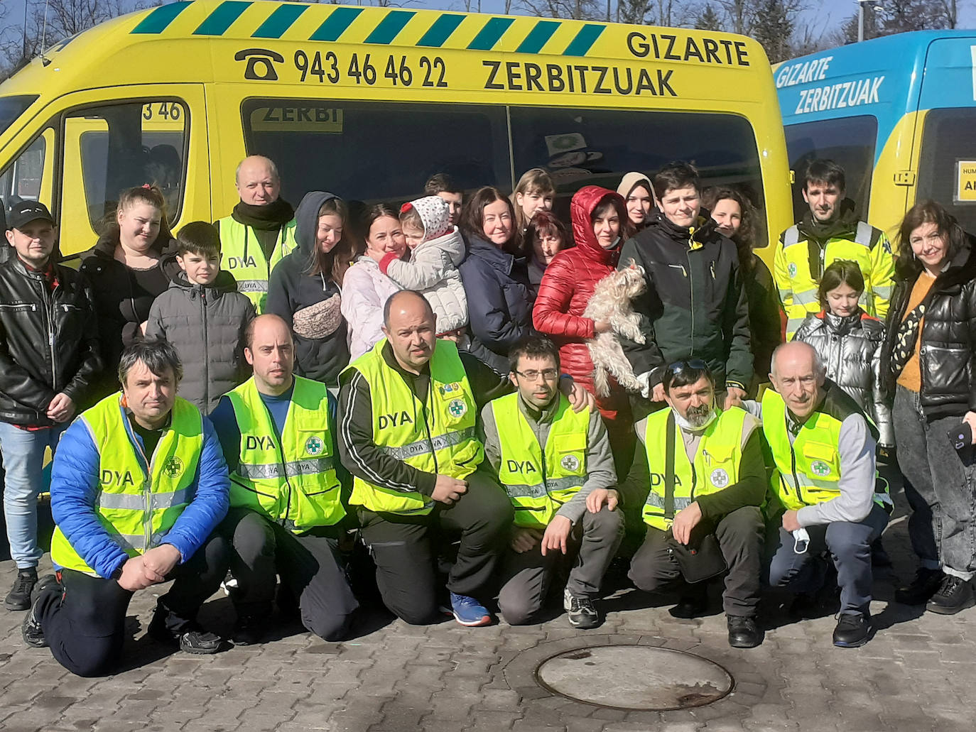 Fotos: El Convoy de DYA llega este viernes a Donostia con refugiados ucranianos