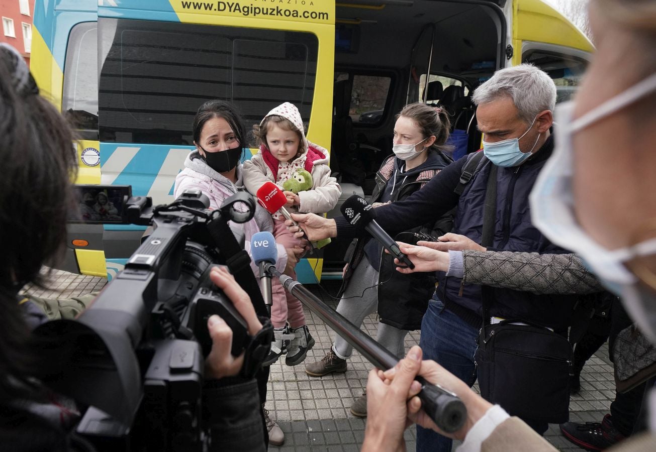 Fotos: El convoy de la esperanza llega a San Sebastián