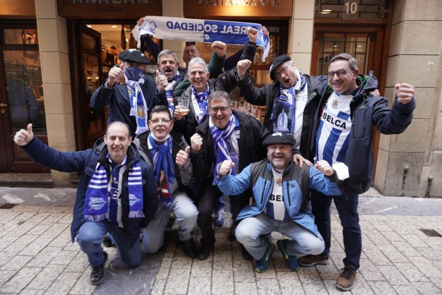Fotos: Ambiente antes del derbi ante el Alavés