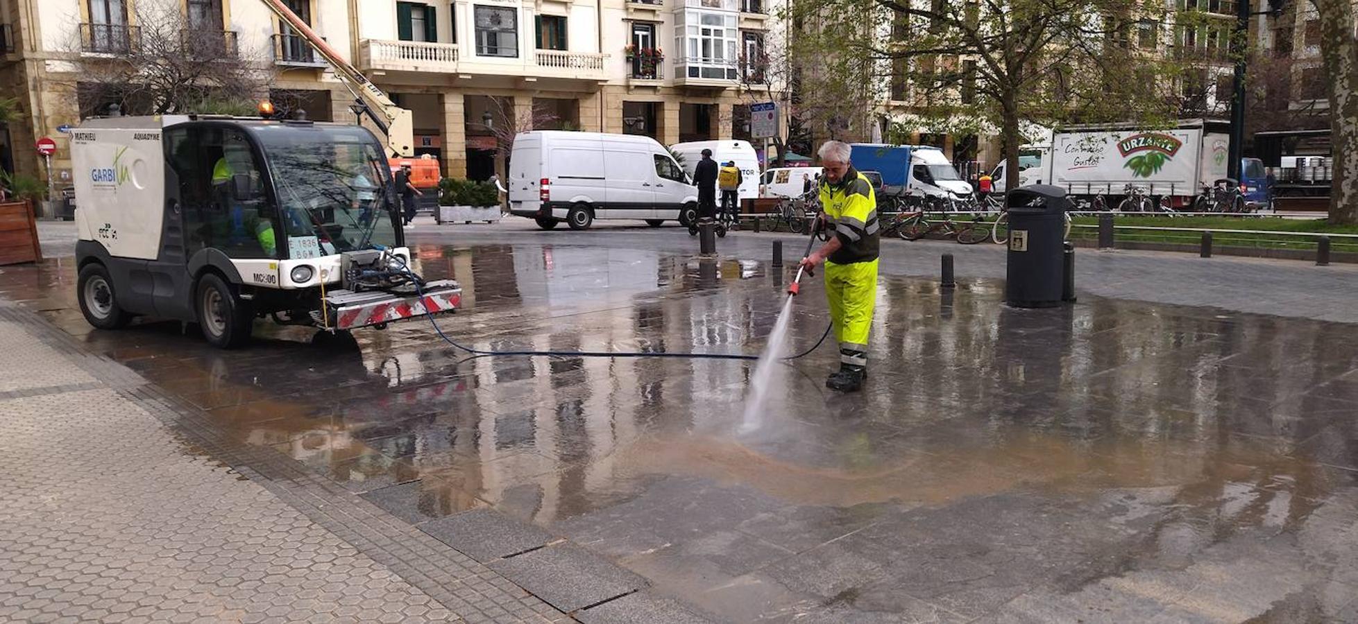 Fotos: Gipuzkoa amanece con calima