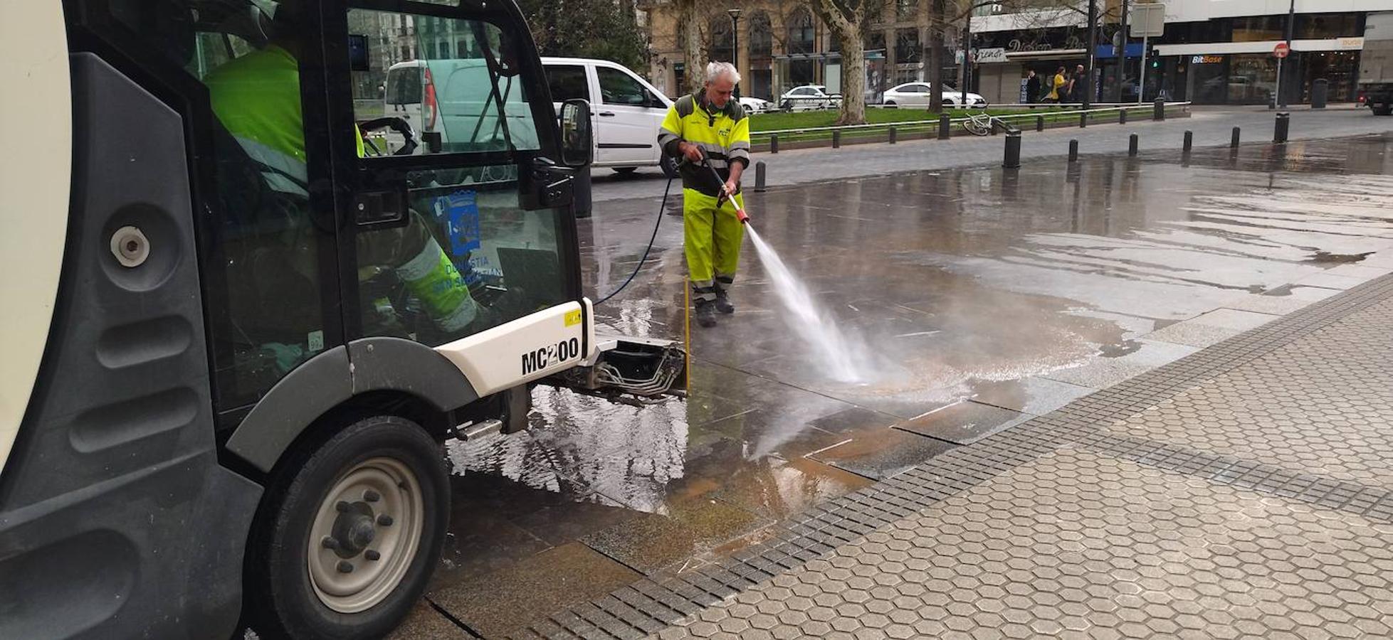 Fotos: Gipuzkoa amanece con calima
