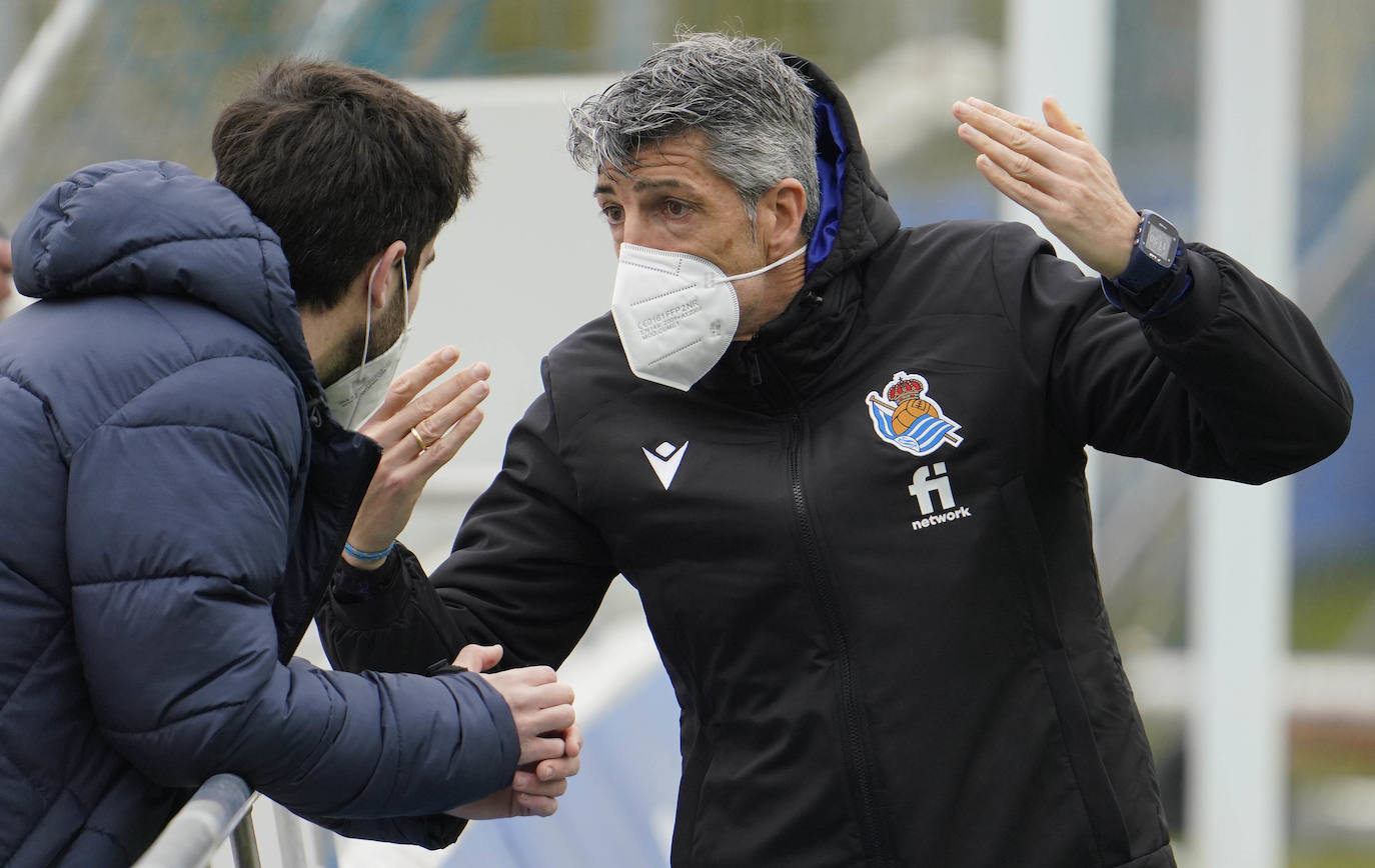 Fotos: Aihen no se entrena y Silva sigue al margen del grupo