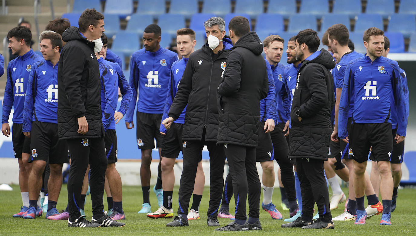 Fotos: Aihen no se entrena y Silva sigue al margen del grupo