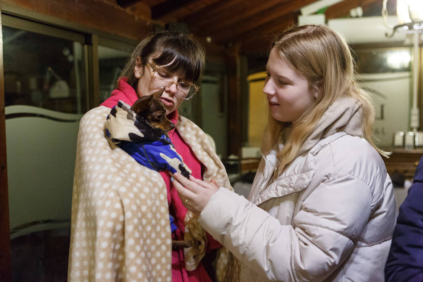 Fotos: «Poder huir de Ucrania ha sido un milagro»