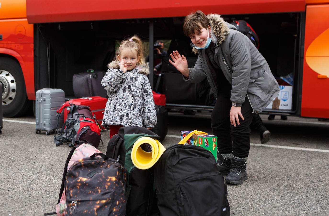 Fotos: «Poder huir de Ucrania ha sido un milagro»