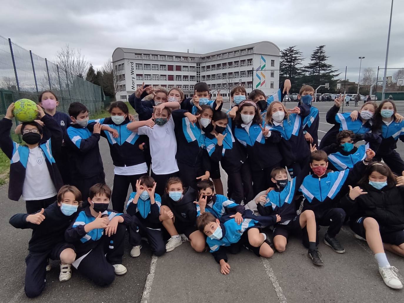 Los niños de 5º de Primaria.