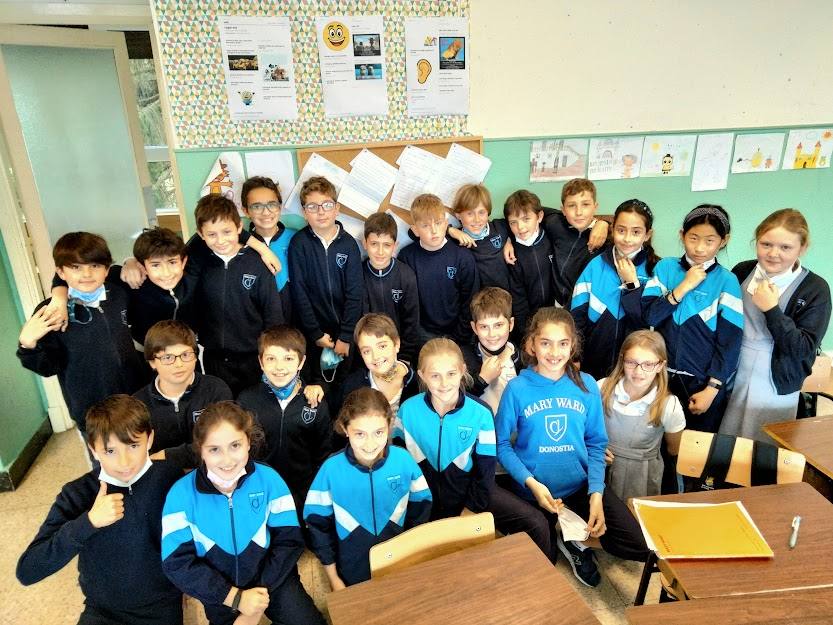 Los niños de 5º de Primaria.