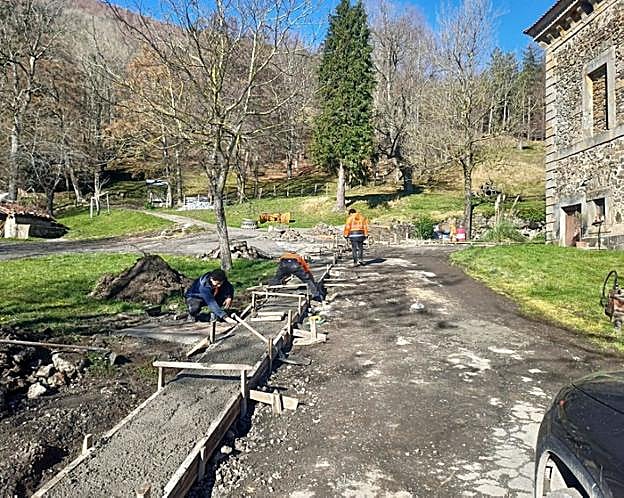 Los accesos a Ipeñarrieta han sido abordados recientemente. 