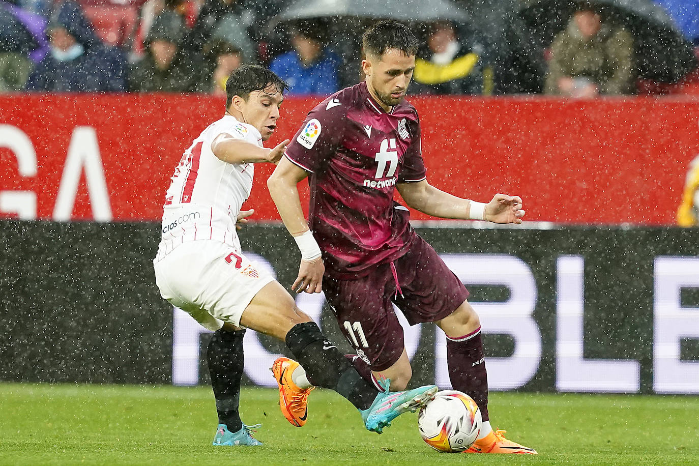 Fotos: Las imágenes del partido entre el Sevilla y la Real Sociedad