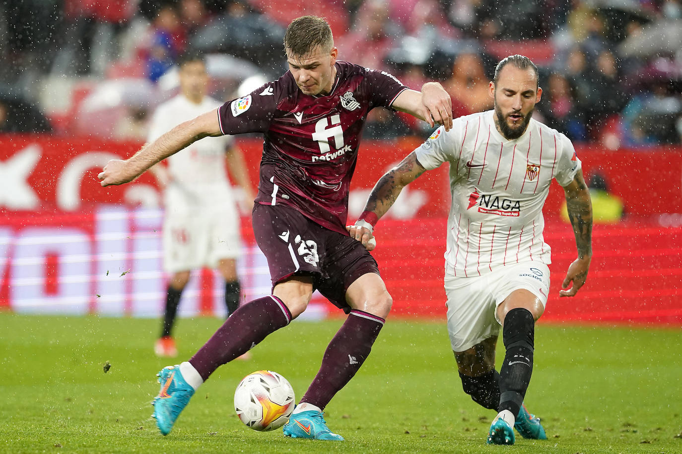 Fotos: Las imágenes del partido entre el Sevilla y la Real Sociedad