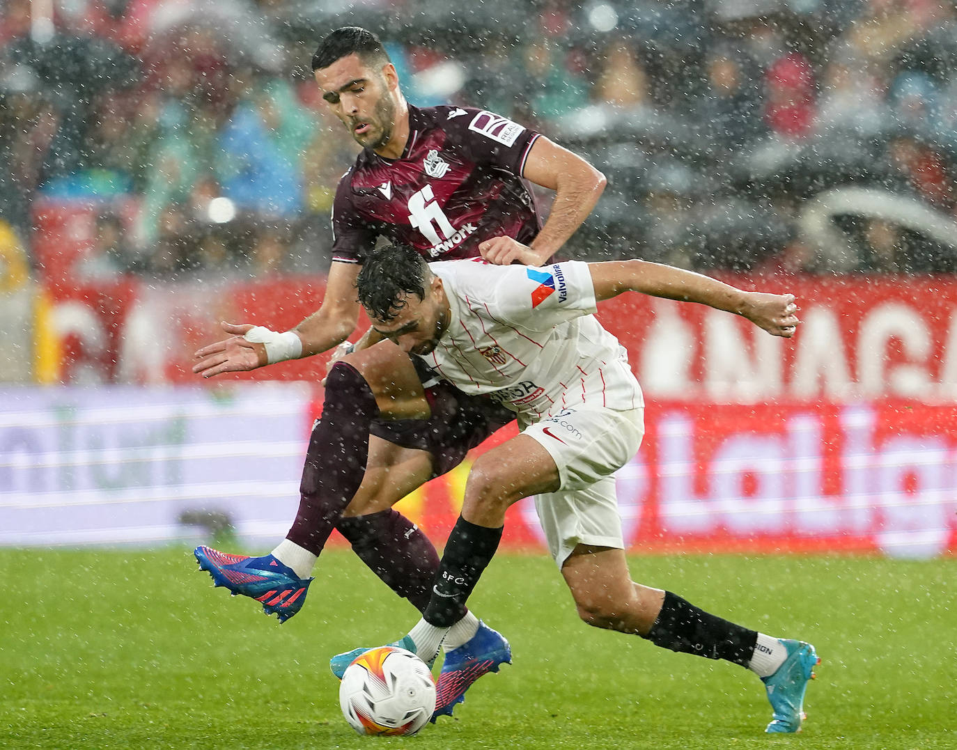 Fotos: Las imágenes del partido entre el Sevilla y la Real Sociedad