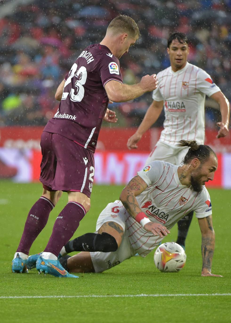 Fotos: Las imágenes del partido entre el Sevilla y la Real Sociedad