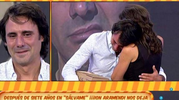 La despedida de Ion Aramendi de 'Sálvame'.
