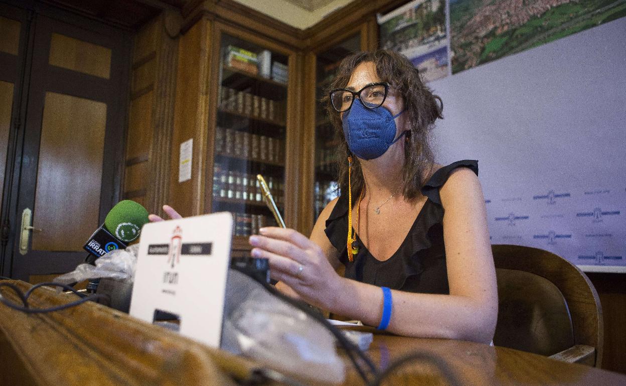 Juncal Eizaguirre, delegada de Cultura del Ayuntamiento de Irun. 