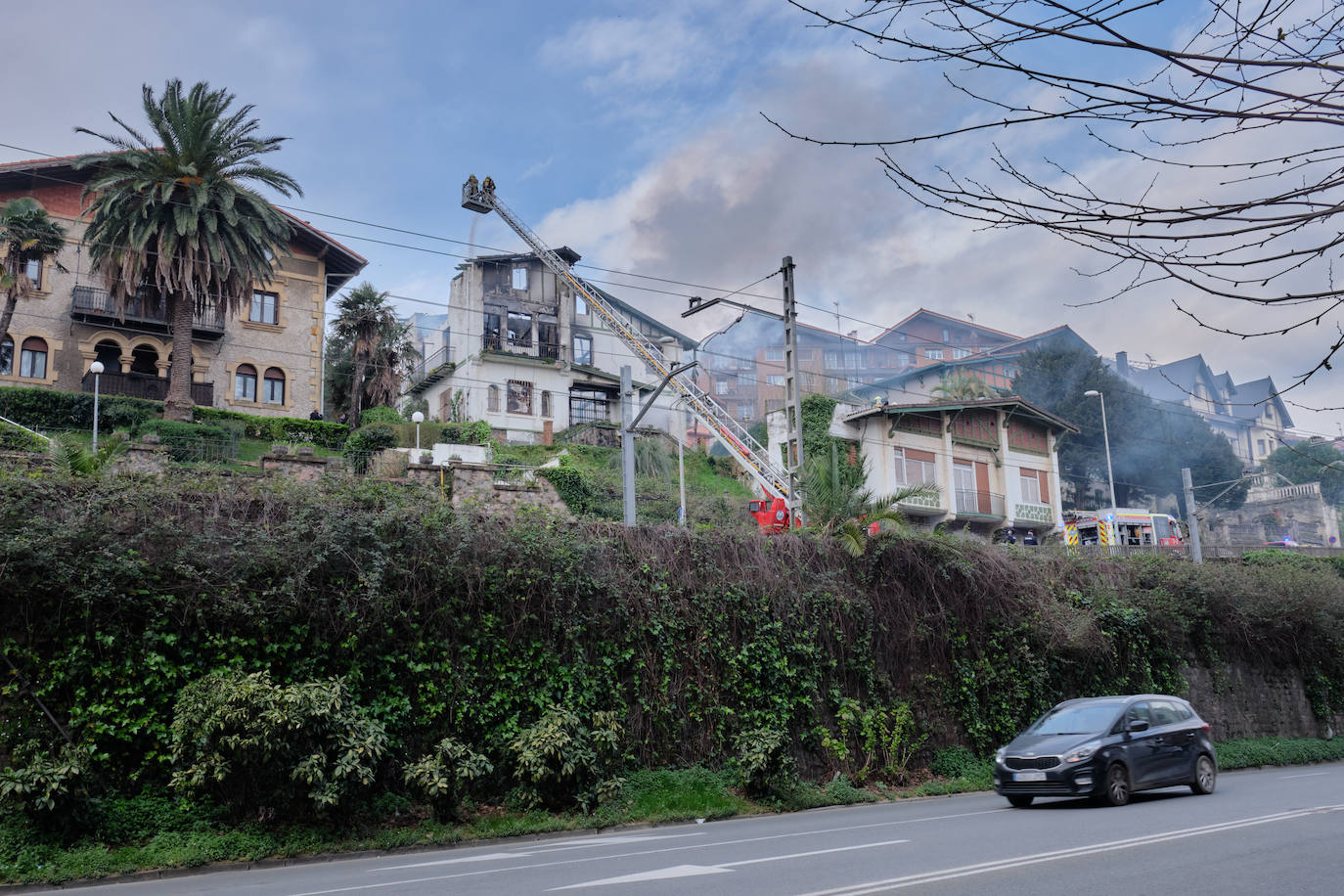 Fotos: Un incendio destroza una villa en Donostia | El Diario Vasco