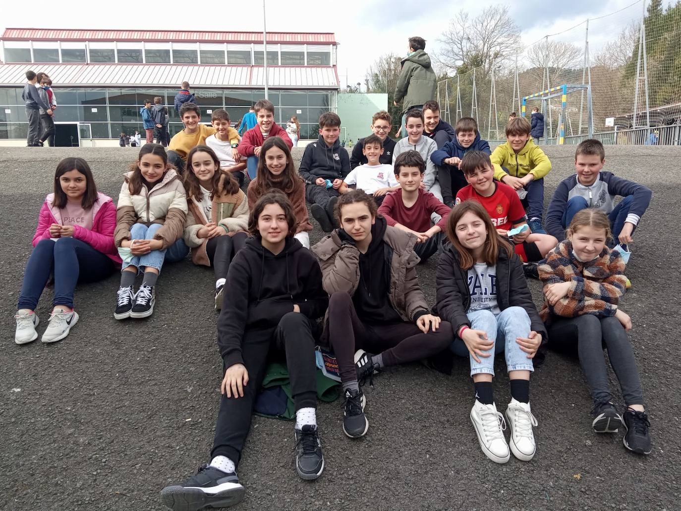 Los jóvenes de 1º de la ESO.