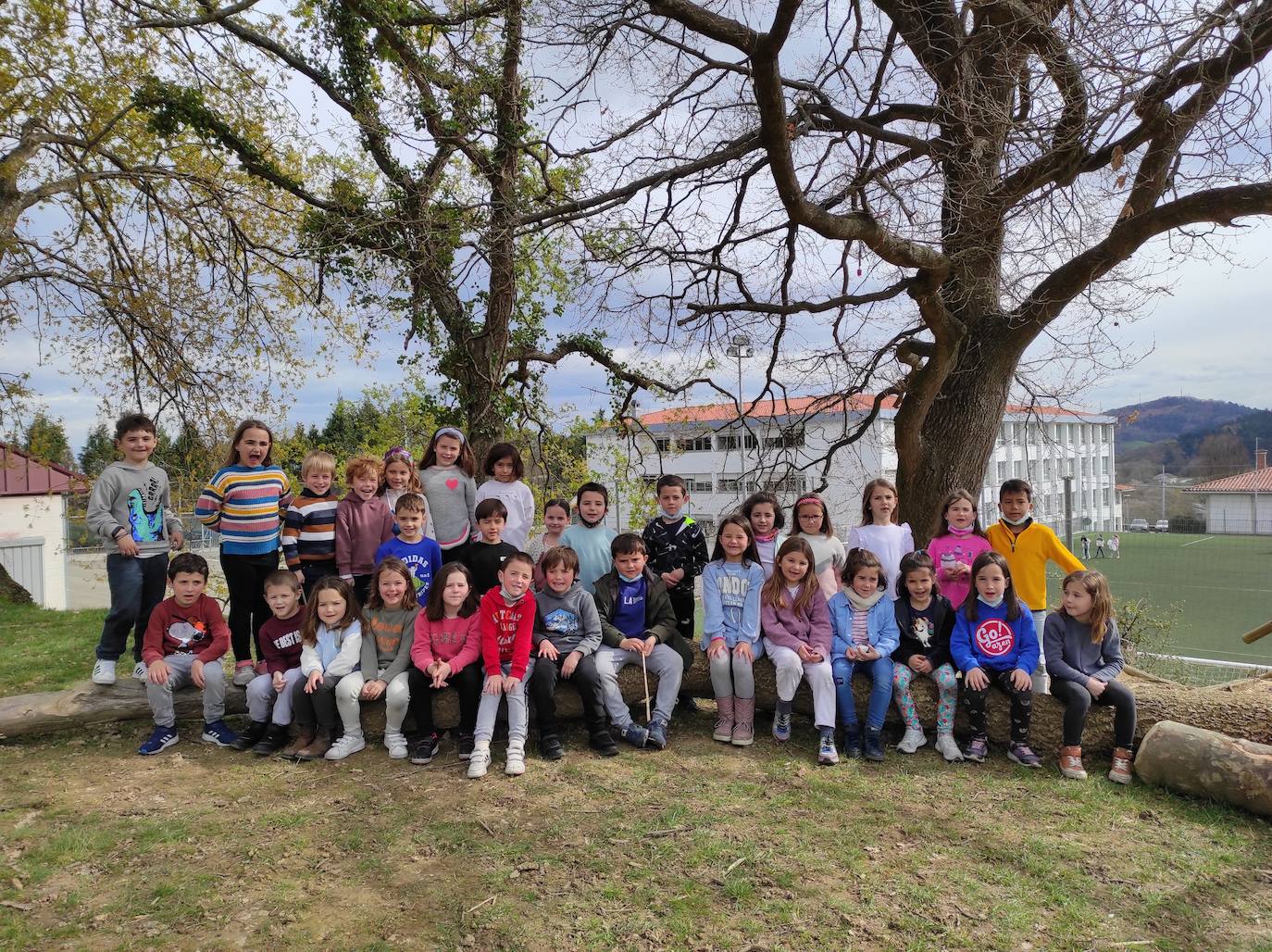 Los alumnos de 1º de Primaria.