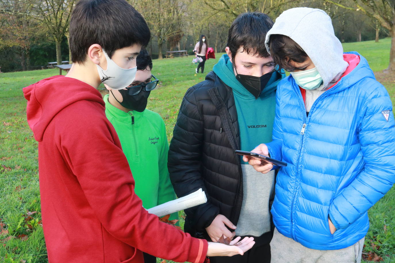 Fotos: Los alumnos del Instituto Oianguren de Ordizia