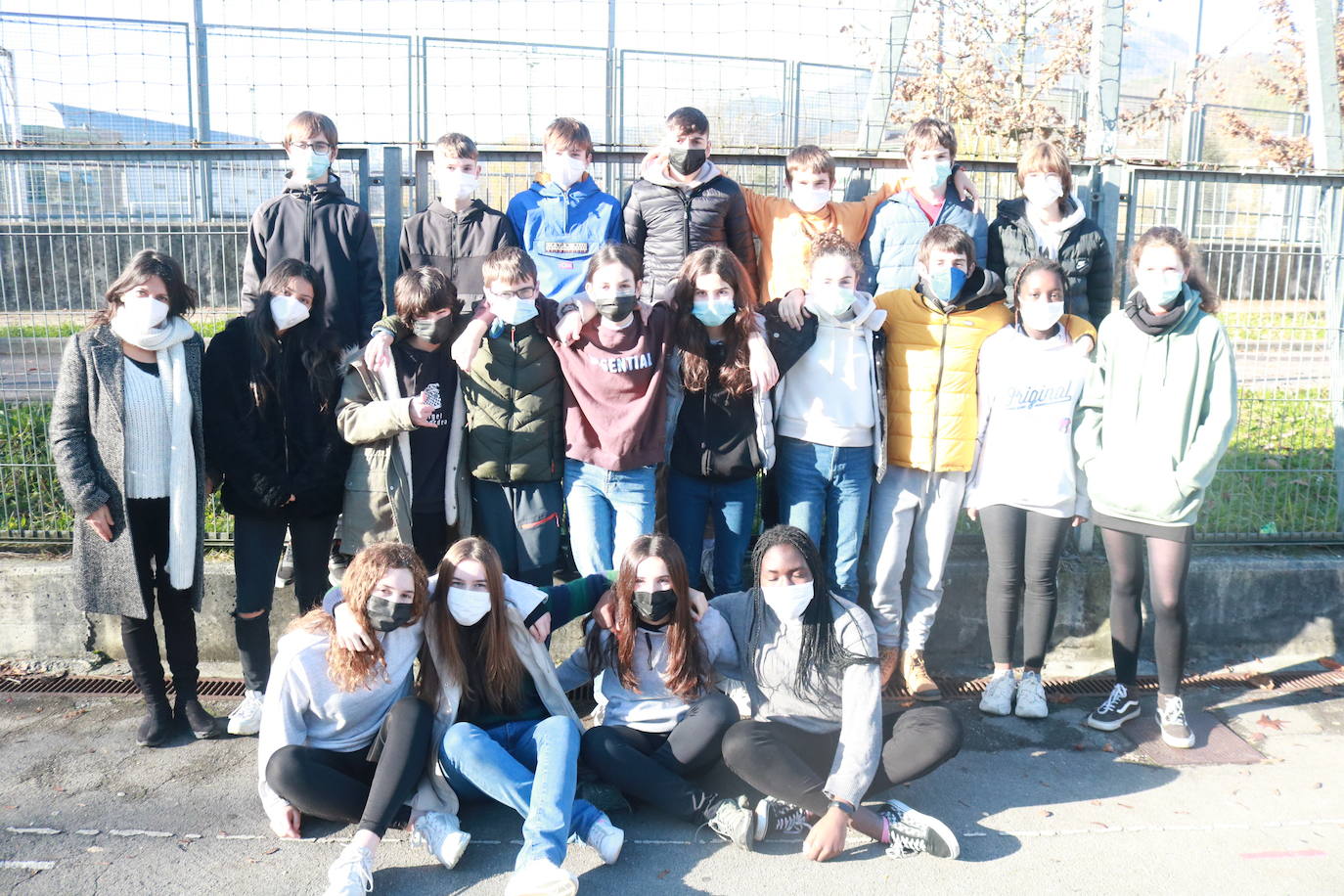 Alumnos de la clase de 3º de E.S.O.