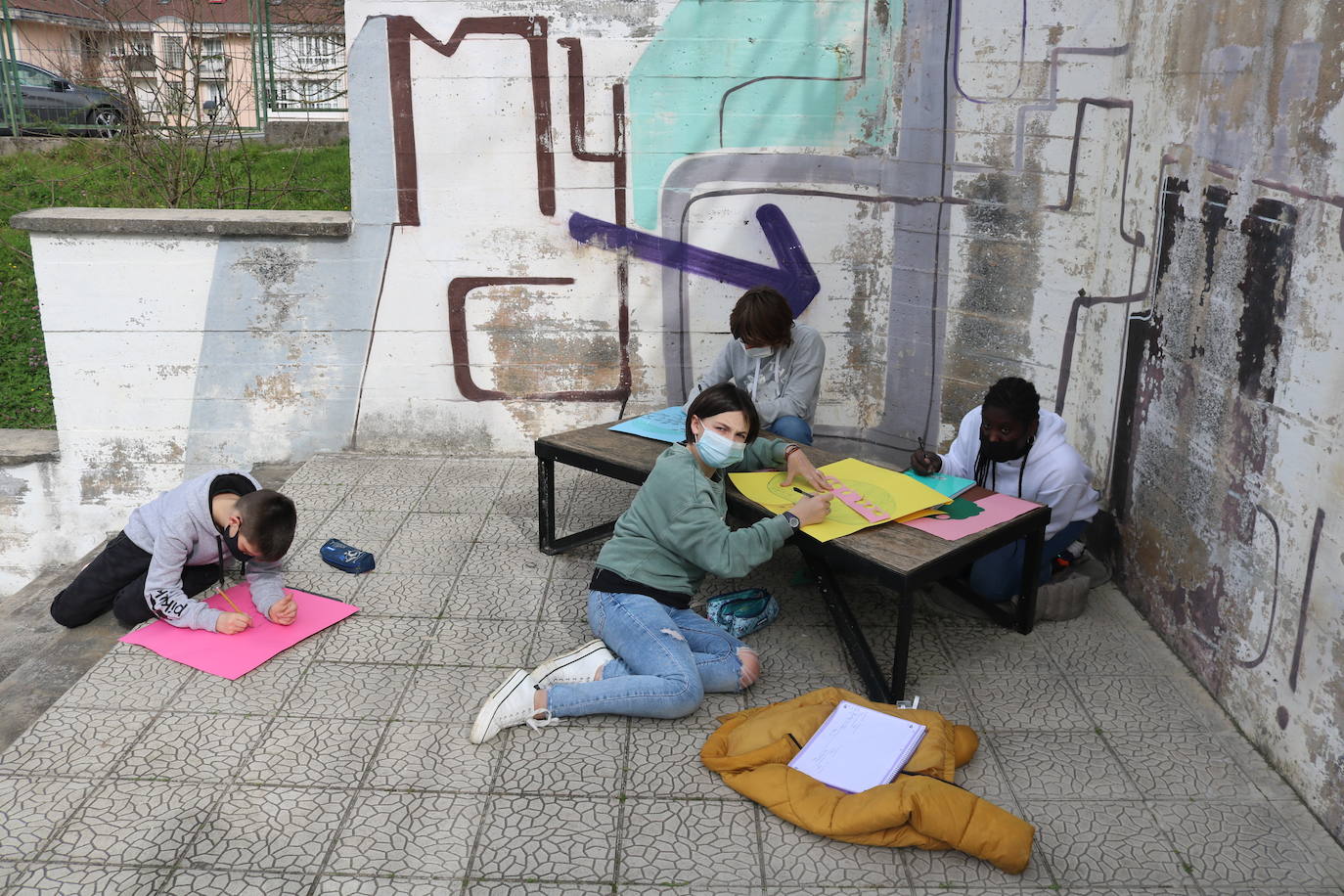 Fotos: Los alumnos del Instituto Oianguren de Ordizia