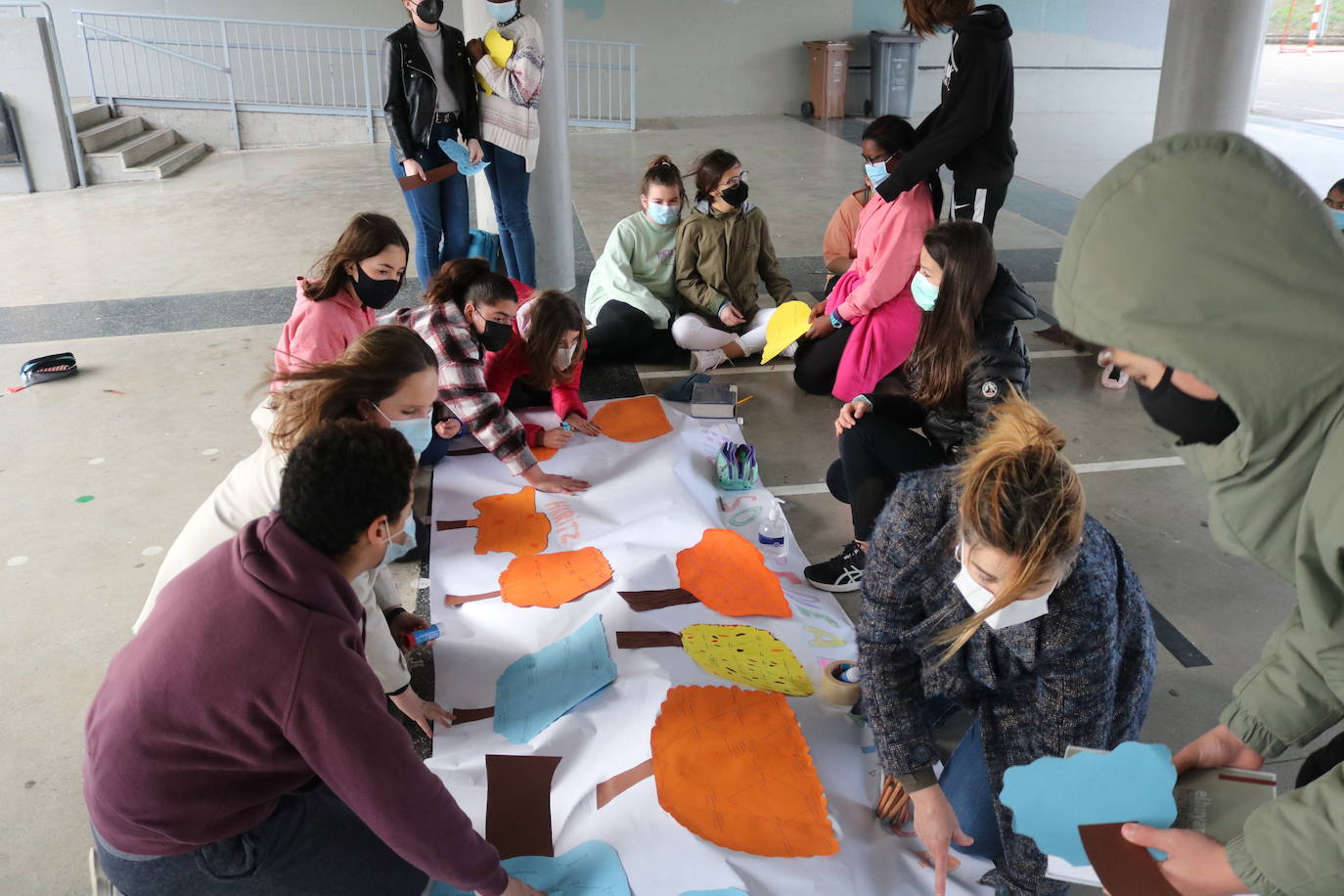 Fotos: Los alumnos del Instituto Oianguren de Ordizia
