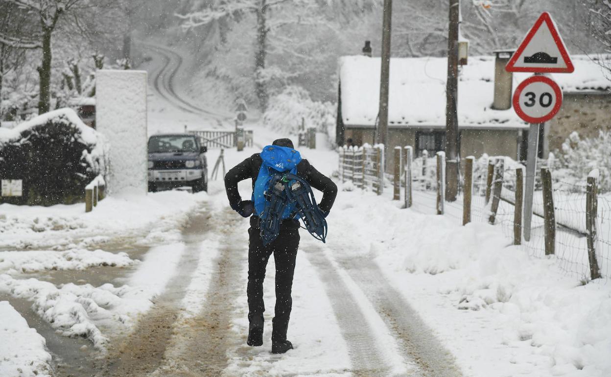Desactivada la alerta naranja, pero el frío seguirá instalado en Gipuzkoa