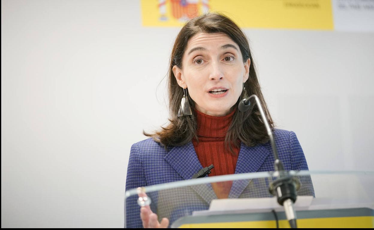 La ministra de Justicia, Pilar Llop.