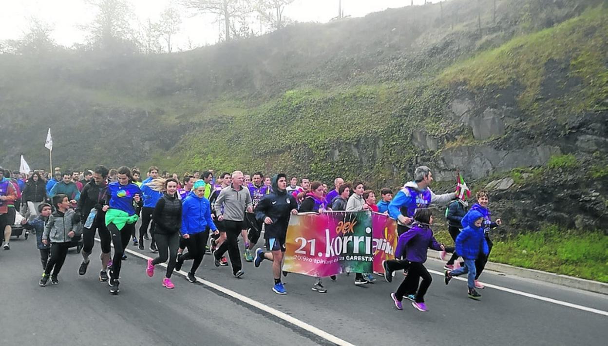 Korrika ostirala arratsaldean iritsiko da Idiazabala. 