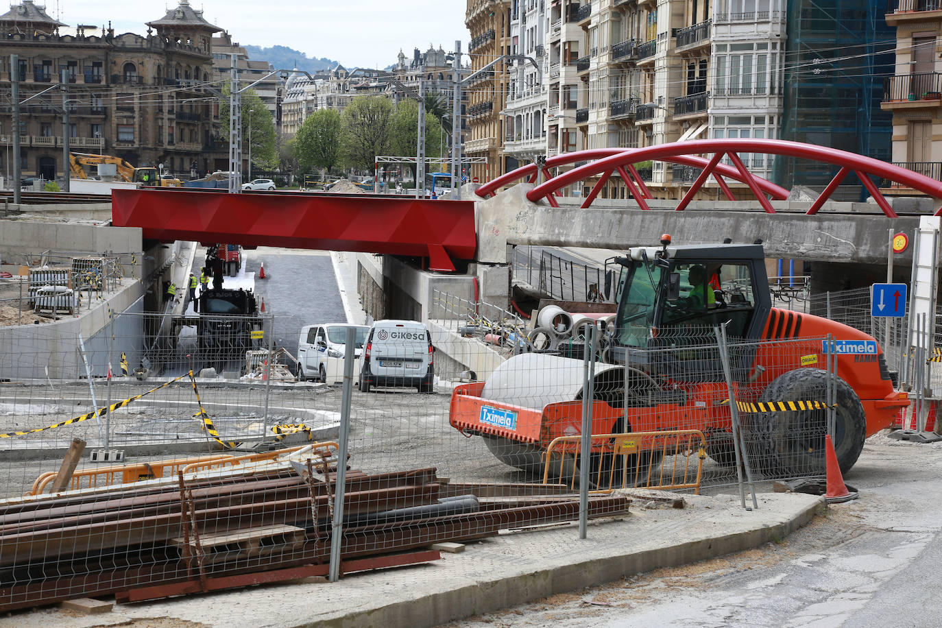 Fotos: El tráfico vuelve este sábado a Iztueta