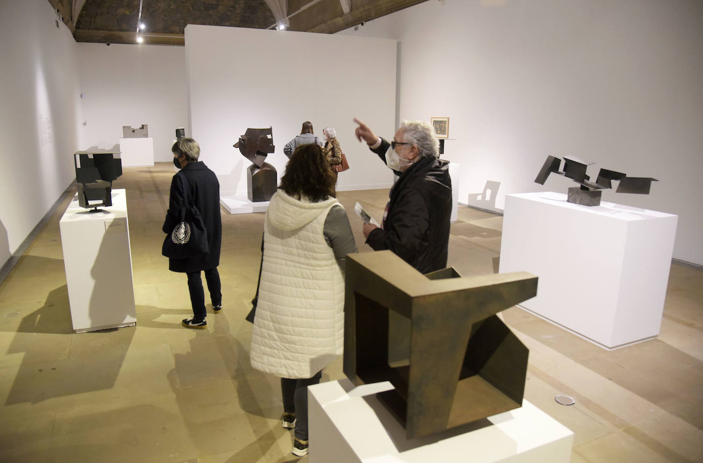 Fotos: Chillida y Oteiza, juntos en San Telmo