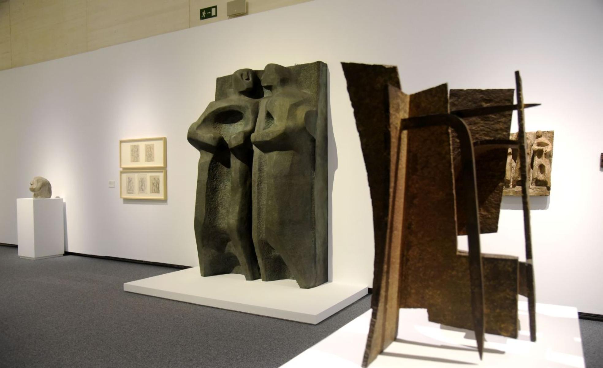 Inauguración de la nueva exposición de Chillida y Oteiza en el Museo San Telmo