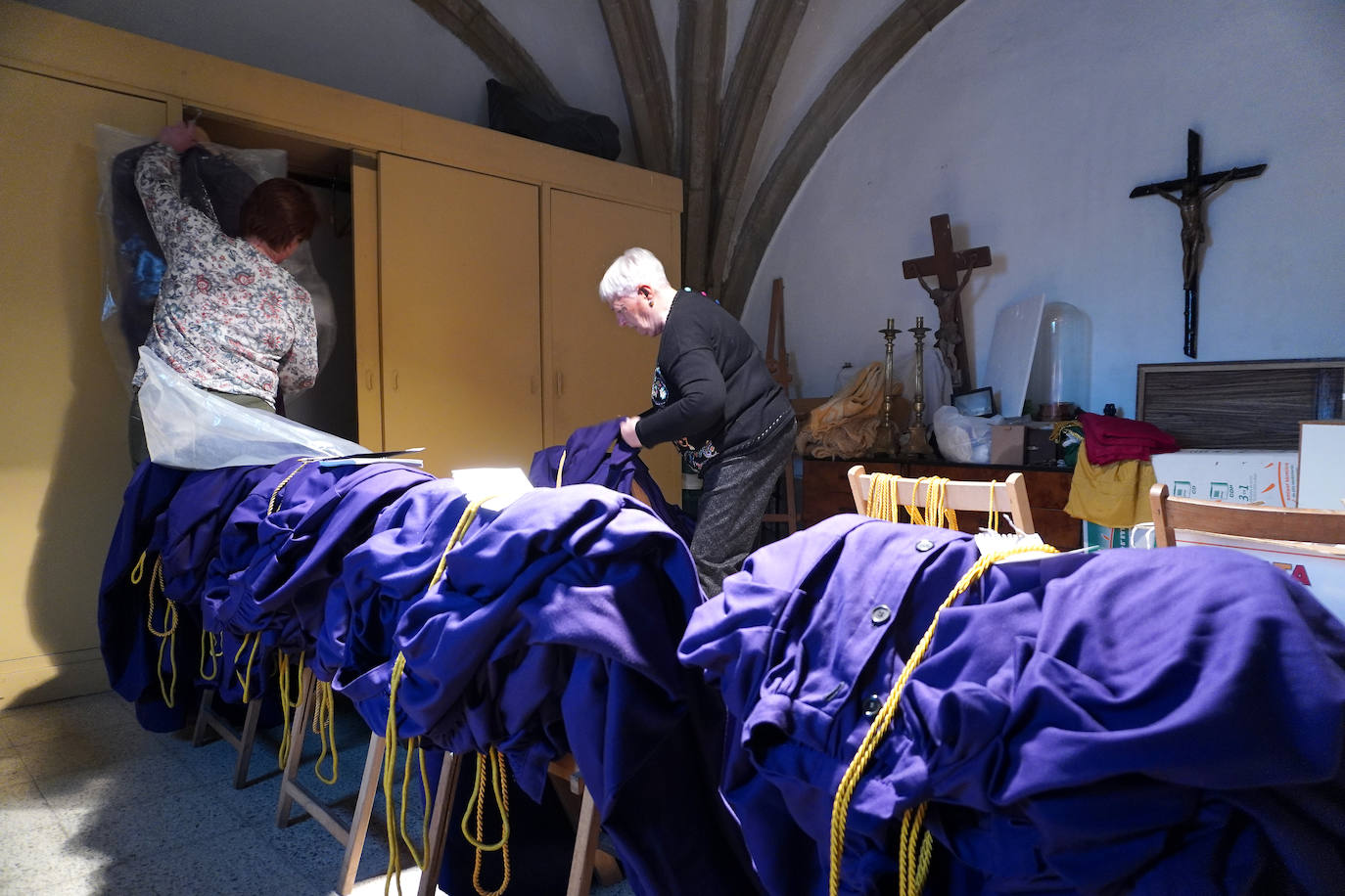 Fotos: Todo lista para la procesión de Donibane