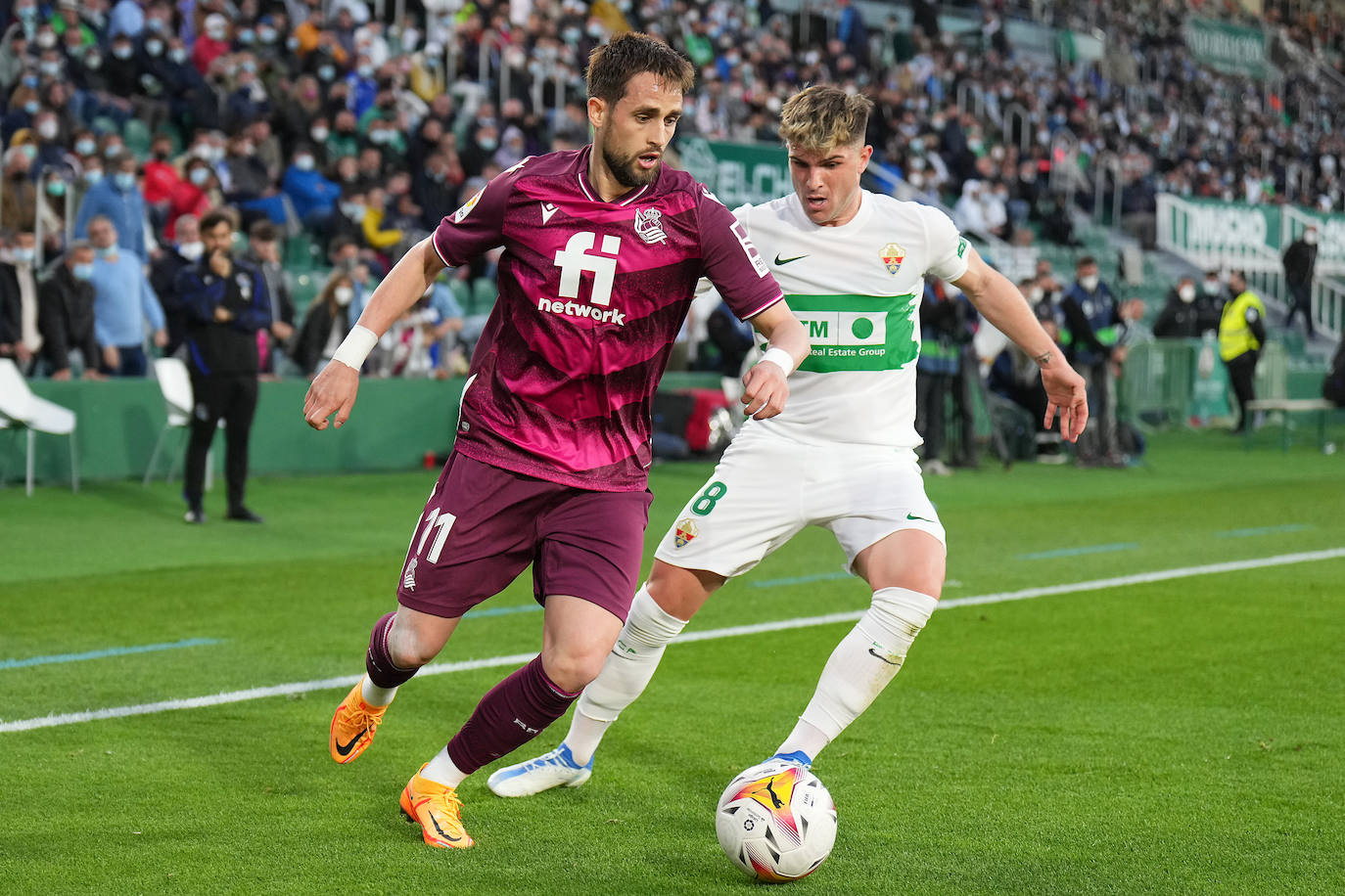 Fotos: Las imágenes del Elche - Real Sociedad