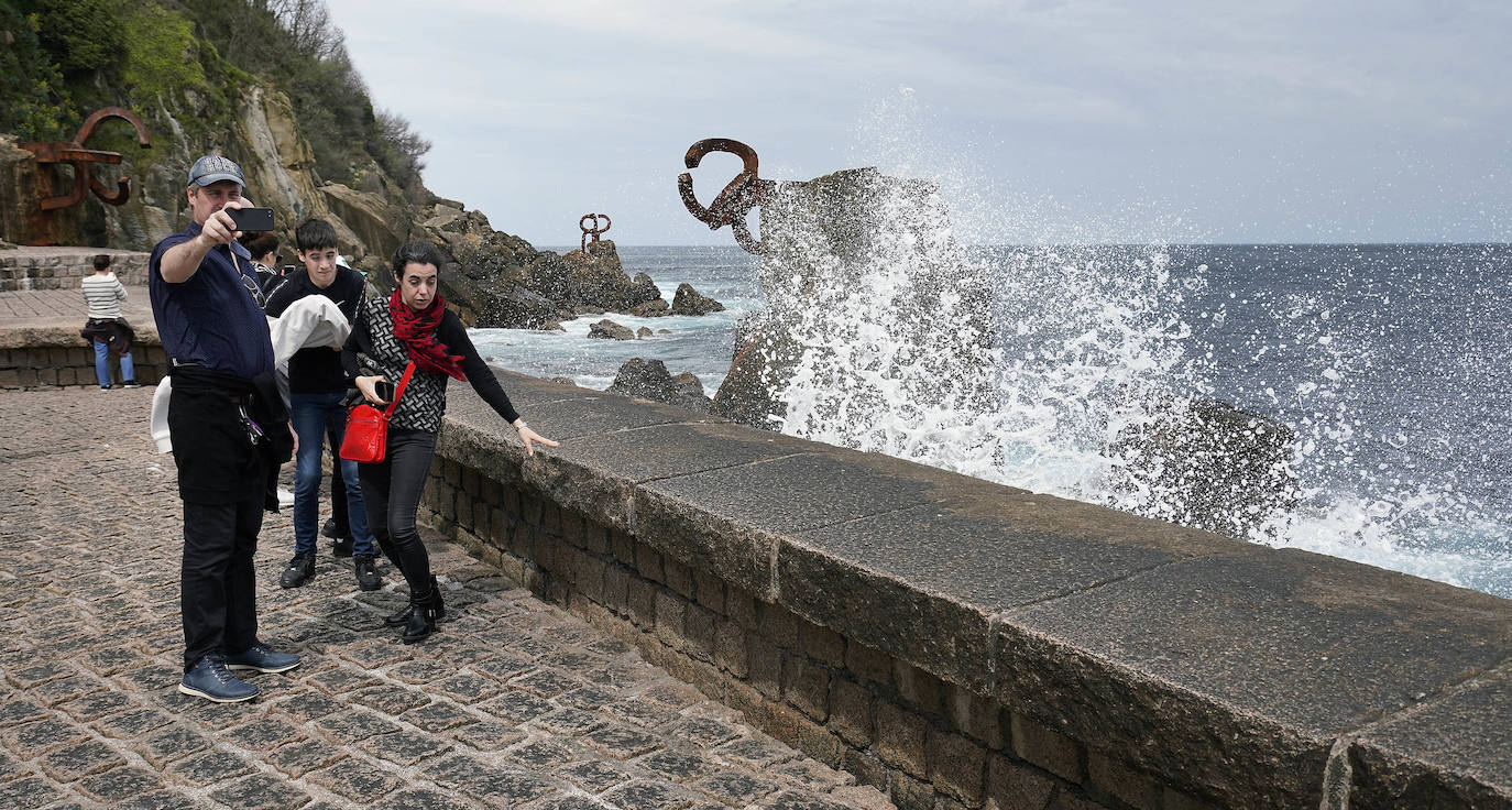 Fotos: Imágenes del día caluroso en Gipuzkoa